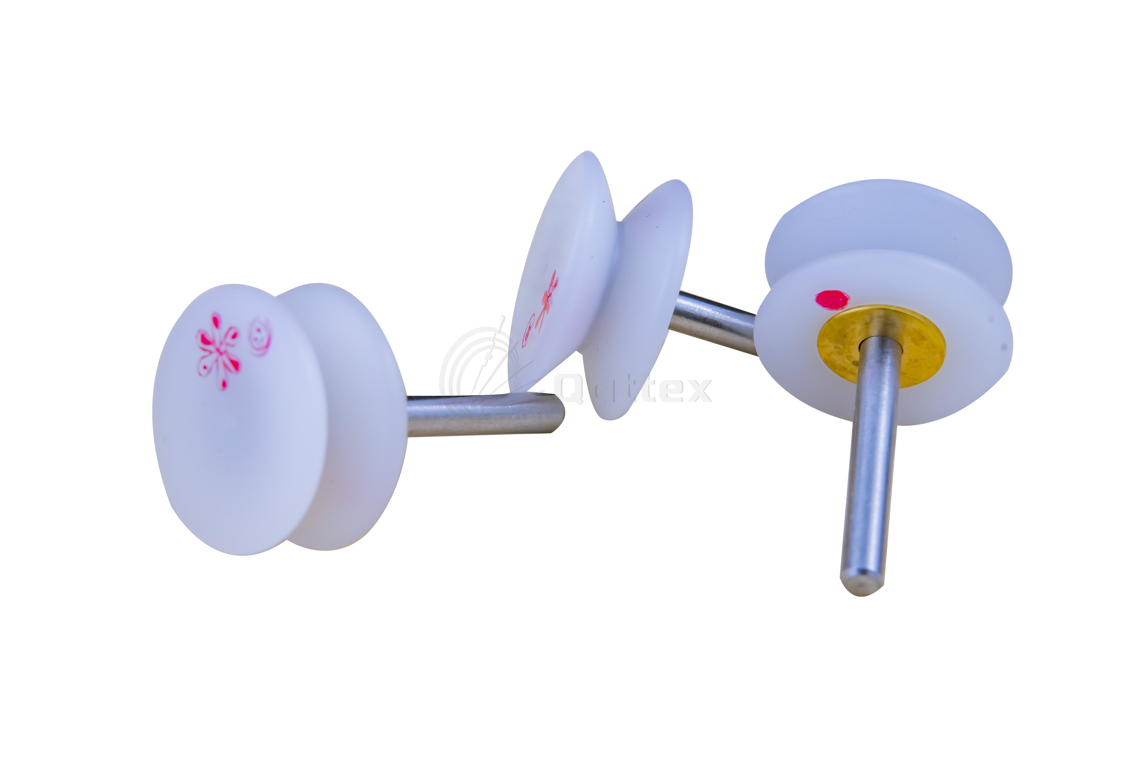 Star Guide Pulley Spare Parts for Circular Knitting Machine(Straight Short with White Head)