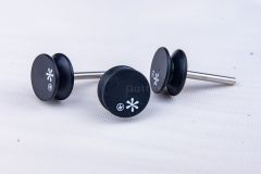 Star Guide Pulley Lycra Guide Spare Parts for Circular Knitting Machine(Straight with Black Head)