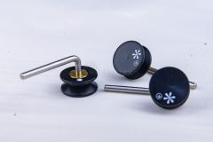 Star Guide Pulley Spare Parts for Circular Knitting Machine(Straight Bend with Black Head)