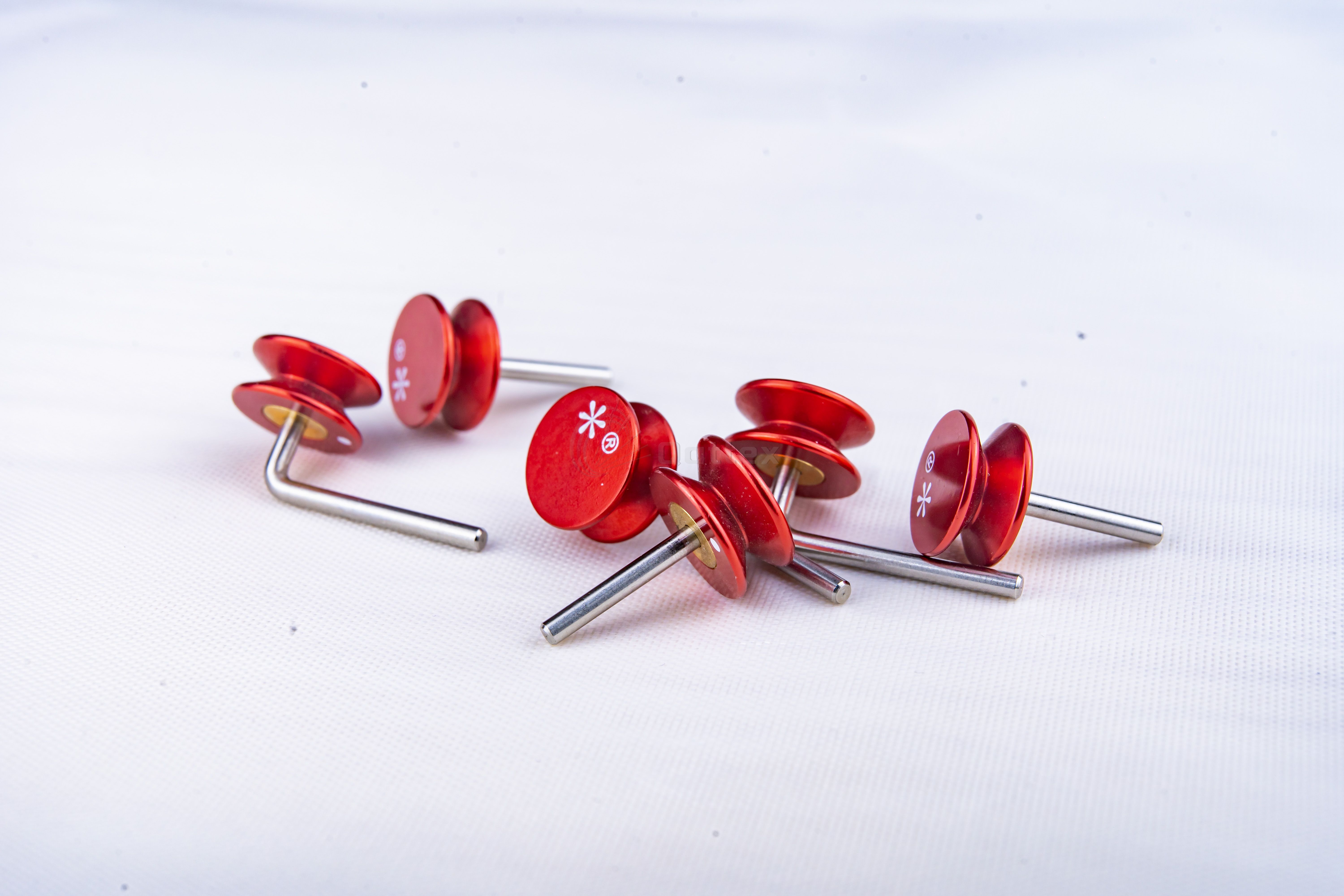 Star Aluminum Guide Pulley Spare Parts for Circular Knitting Machine(Straight Short）