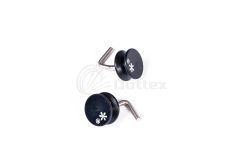 Star Guide Pulley Spare Parts for Circular Knitting Machine(Short Bend with Black Head)