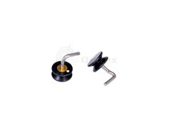 Star Guide Pulley Spare Parts for Circular Knitting Machine(Short Bend with Black Head)