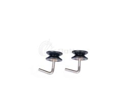 Star Guide Pulley Spare Parts for Circular Knitting Machine(Short Bend with Black Head)