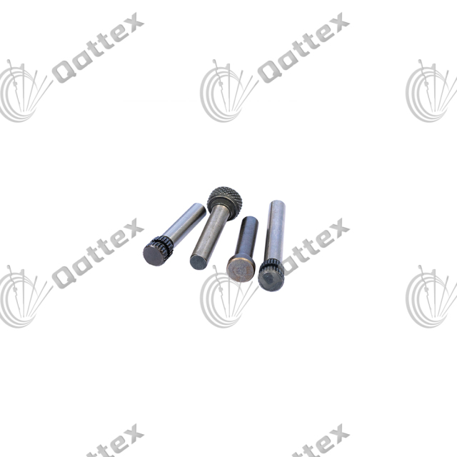 Knurled screw for positioning pin of circular knitting machine