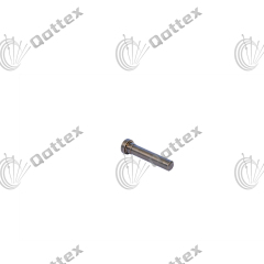 Knurled screw for positioning pin of circular knitting machine
