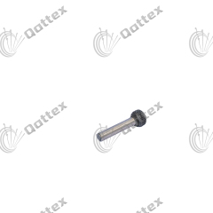 Knurled screw for positioning pin of circular knitting machine