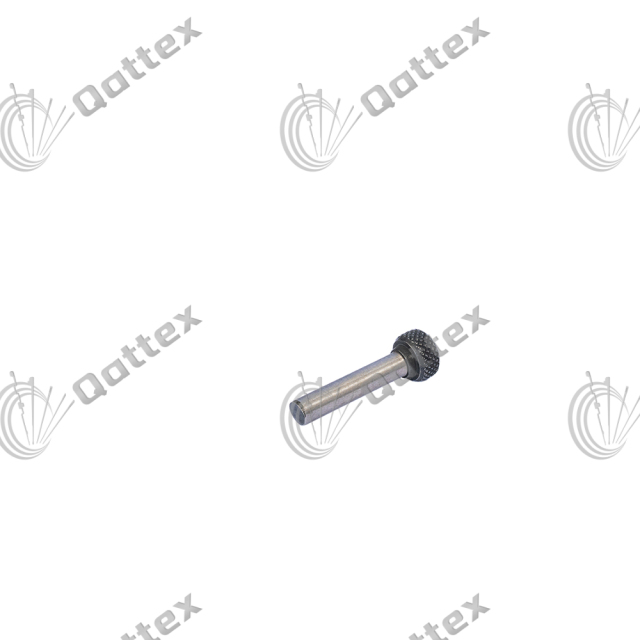 Knurled screw for positioning pin of circular knitting machine