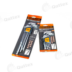 Extra-Long Arm Boll End Hex Key Set Textile Common Tools