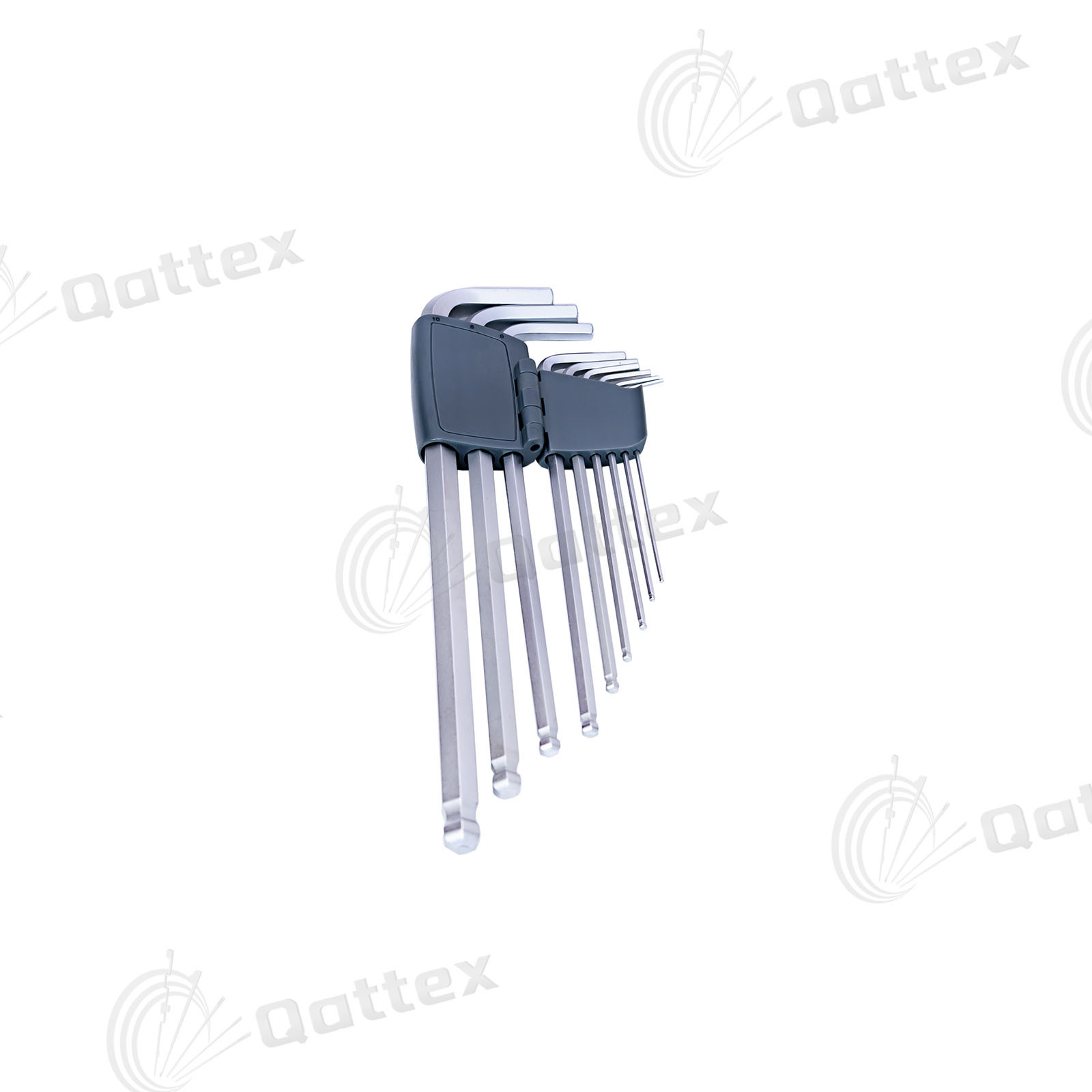 Extra-Long Arm Boll End Hex Key Set Textile Common Tools