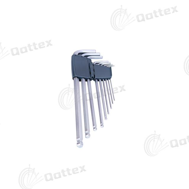 Extra-Long Arm Boll End Hex Key Set Textile Common Tools
