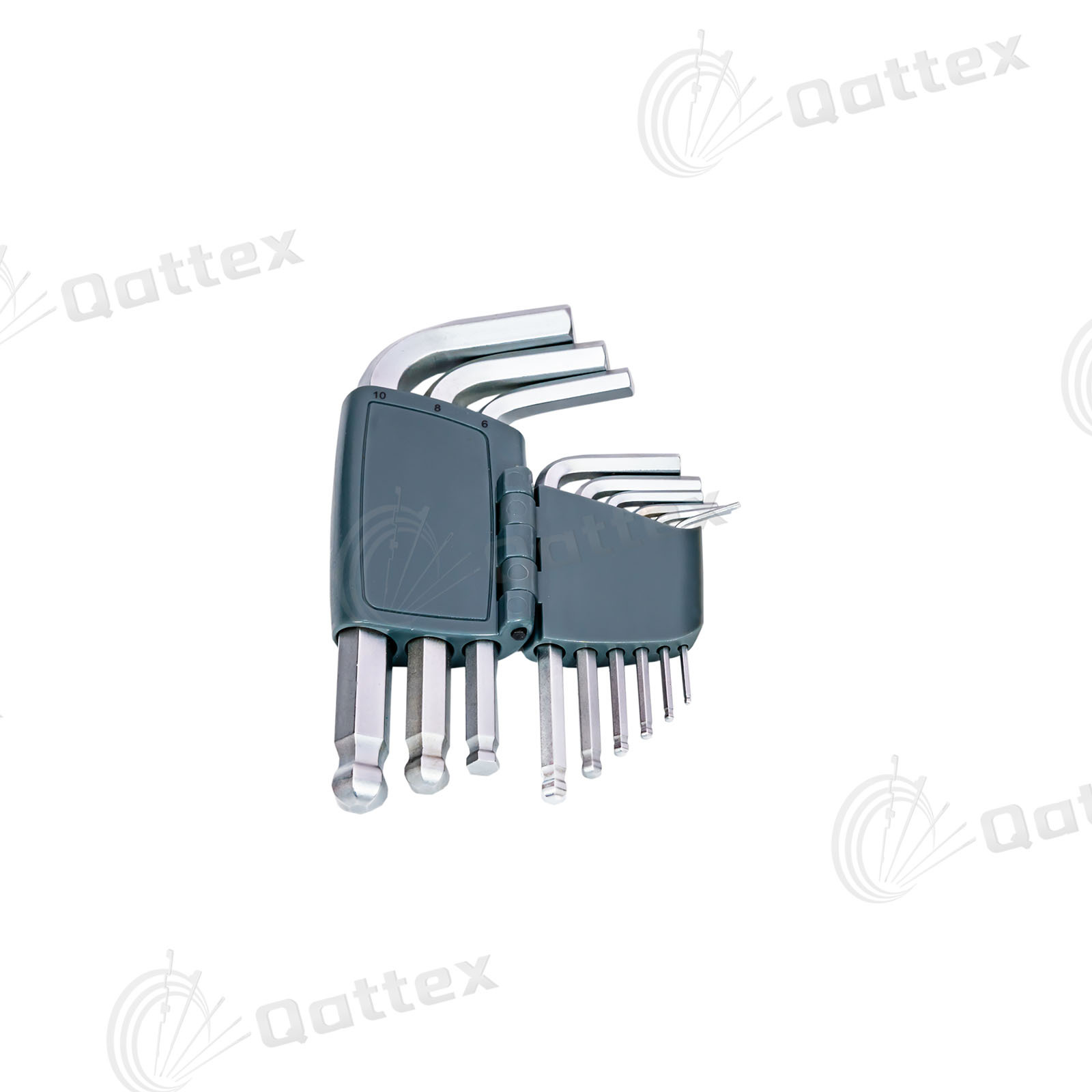 Extra-Long Arm Boll End Hex Key Set Textile Common Tools