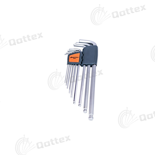 Extra-Long Arm Boll End Hex Key Set Textile Common Tools