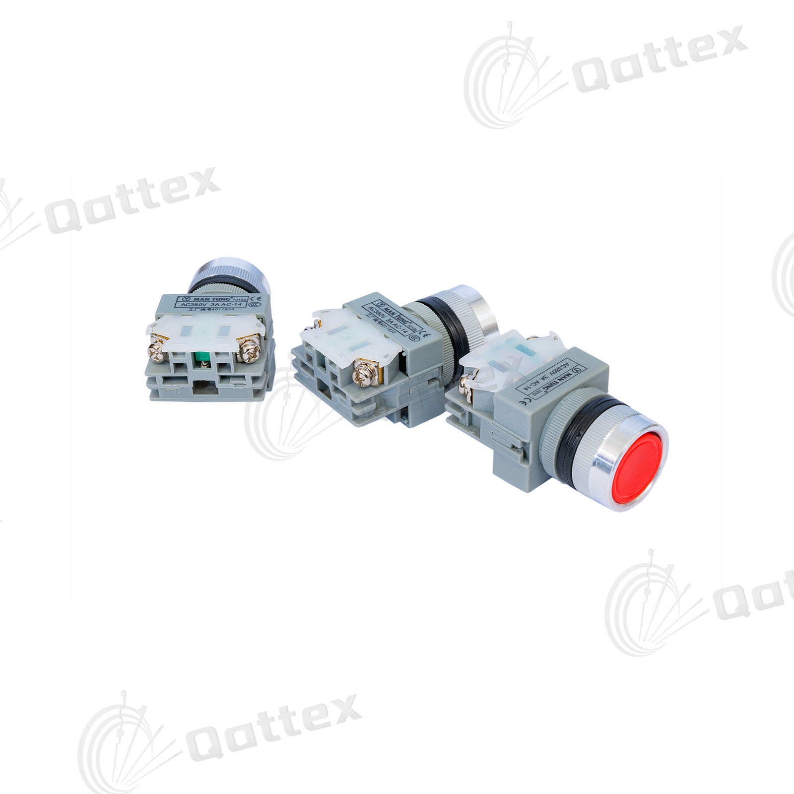 Power start self-reset click button switch with lock for Circular Knitting Machine Spare Parts
