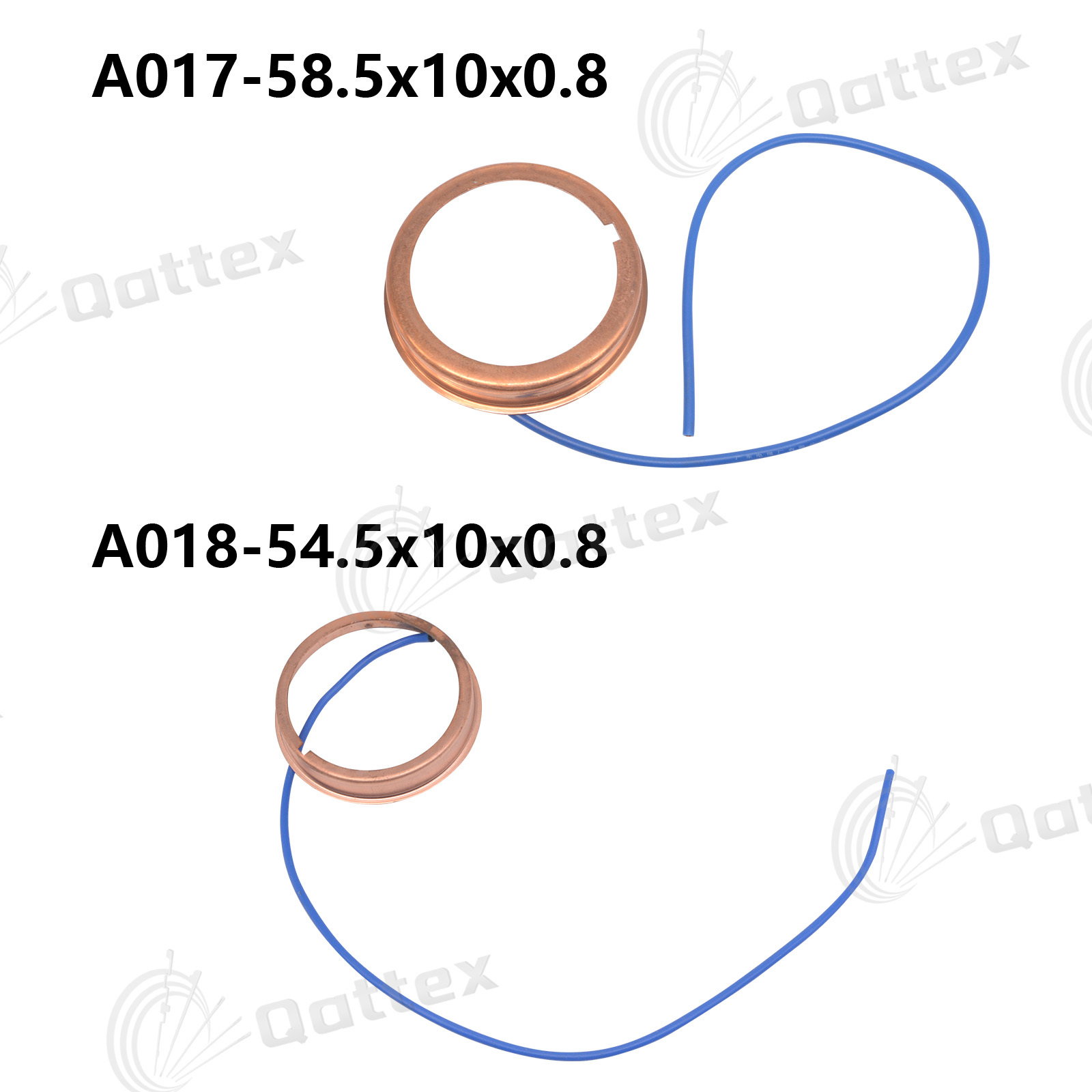 ShengSong Deduster Motor Conductive copper ring - New model Duster Dedusting Dedust Dedusty Dust Motor Spare Parts Circular Knitting Textile Machine Spare Parts A017-58.5x10x0.8 / A018-54.5x10x0.8