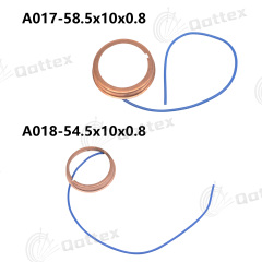 ShengSong Deduster Motor Conductive copper ring - New model Duster Dedusting Dedust Dedusty Dust Motor Spare Parts Circular Knitting Textile Machine Spare Parts A017-58.5x10x0.8 / A018-54.5x10x0.8