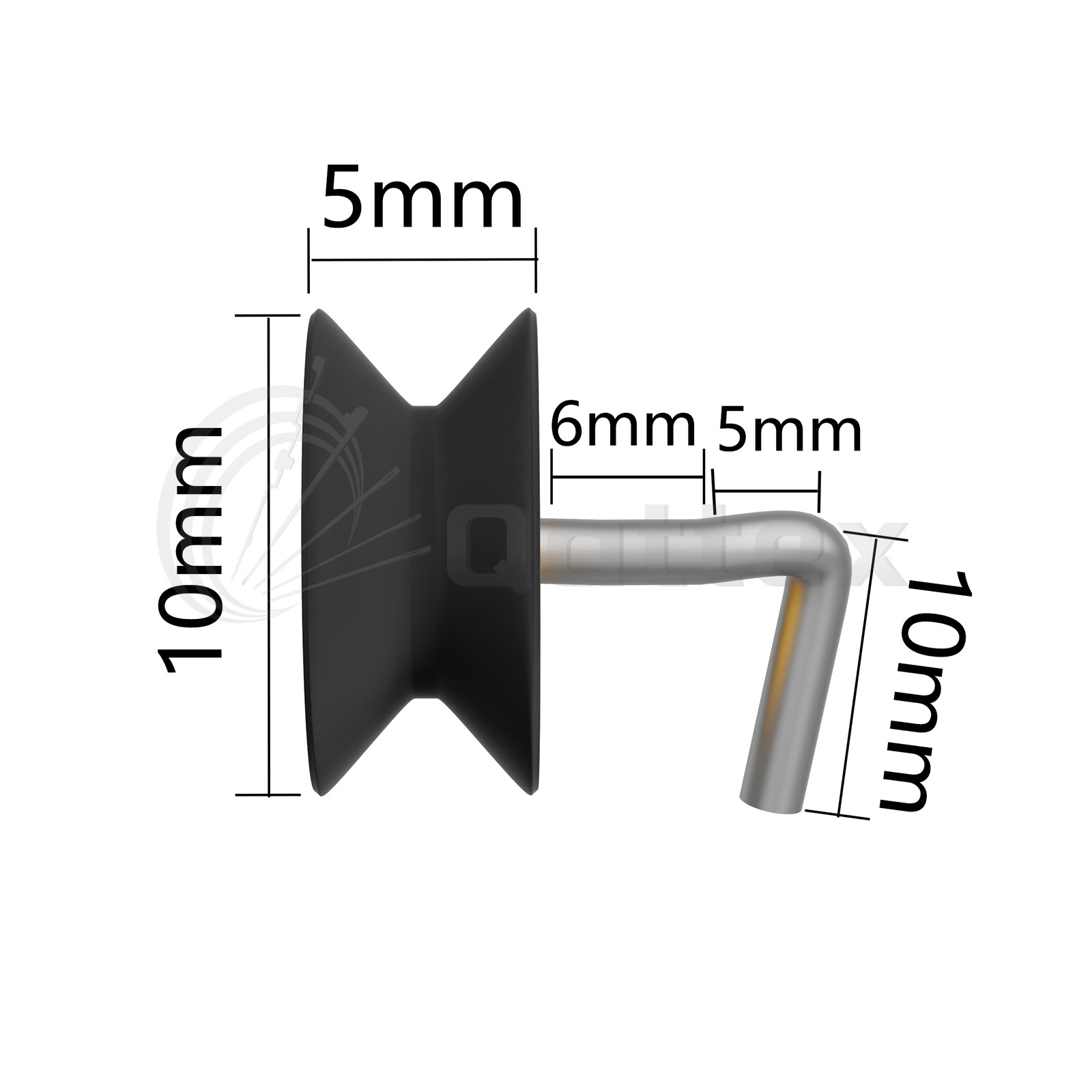 105A158 Star Reversed Guide Pulley | Qattex
