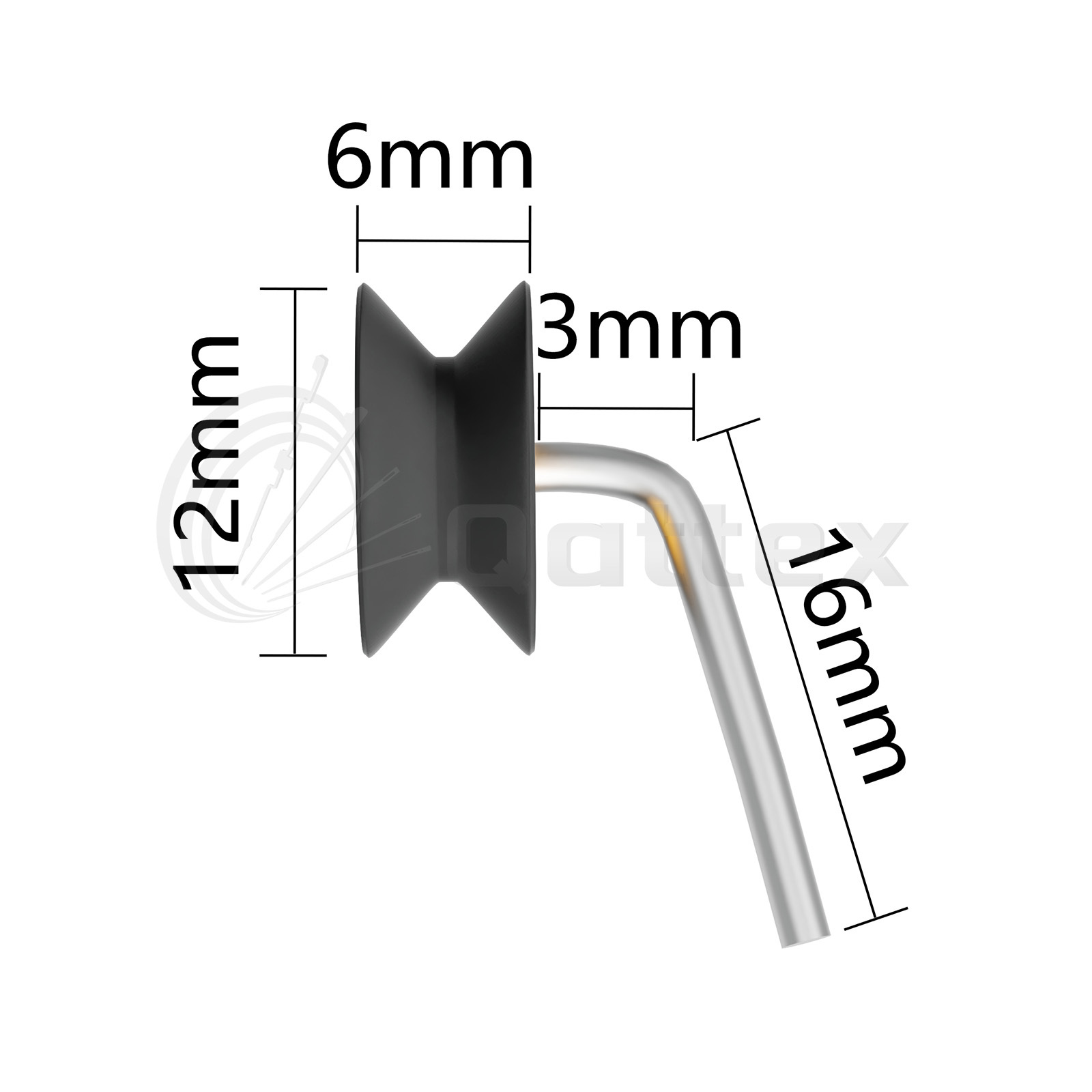 105A160 Star Guide Pulley for Knitting Machines | Qattex