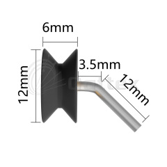 105A184 Star Guide Pulley / Lycra Guide / Lycra Pulley Spare Parts for Circular Knitting Machine