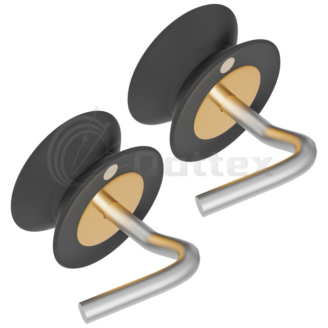 105A155 Star Veering Guide Pulley / Lycra Guide / Lycra Pulley Spare Parts for Circular Knitting Machine