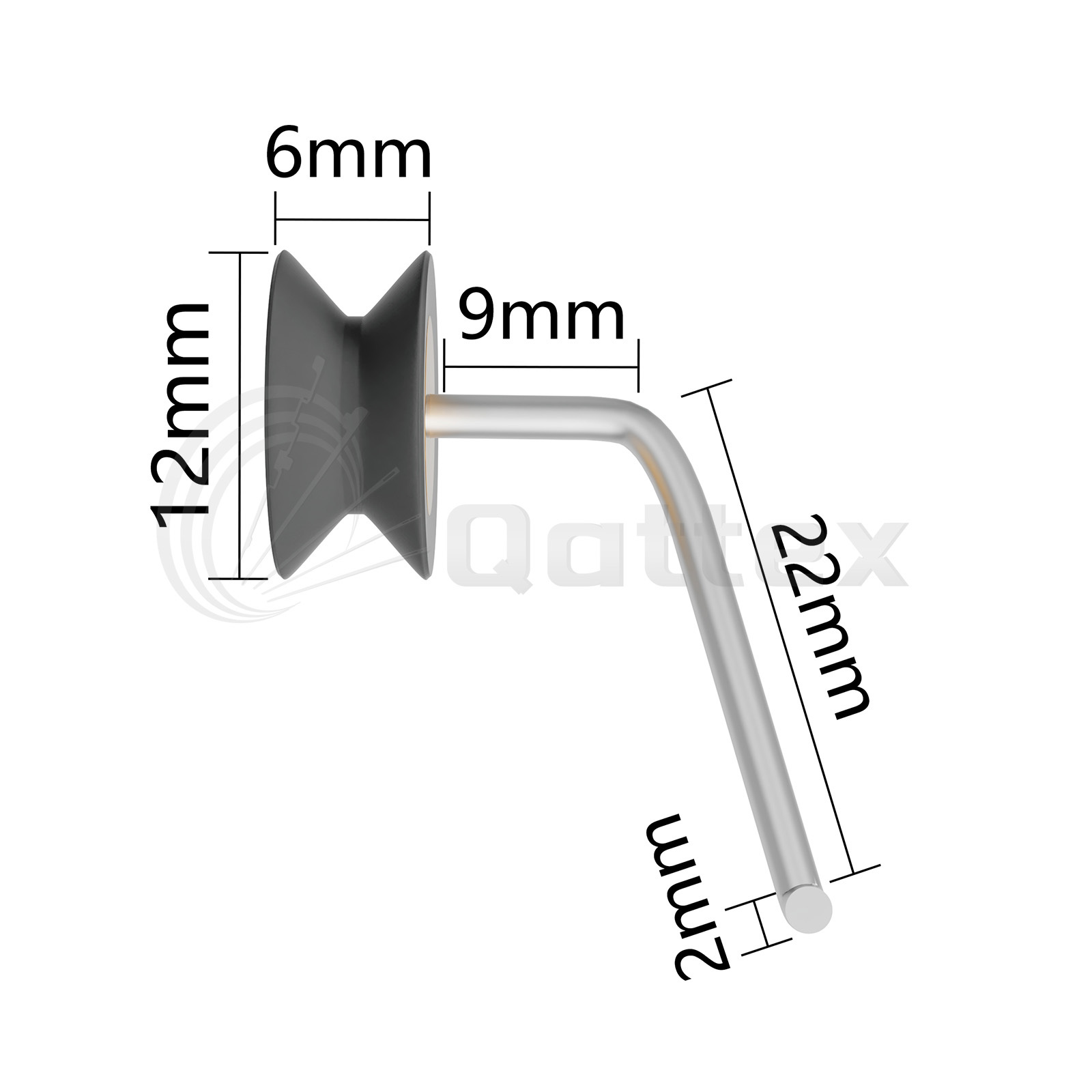 105A267-1 Star Guide Pulley & Lycra Guide | Qattex