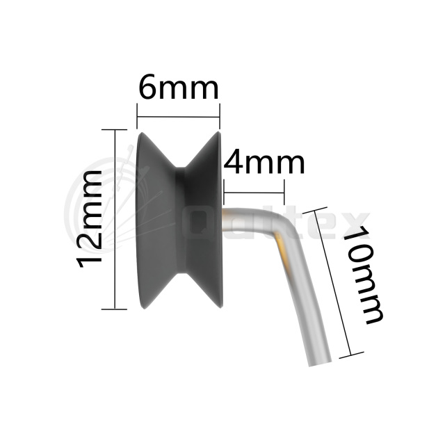 105A265 Star Guide Pulley / Lycra Guide / Lycra Pulley Spare Parts for Circular Knitting Machine