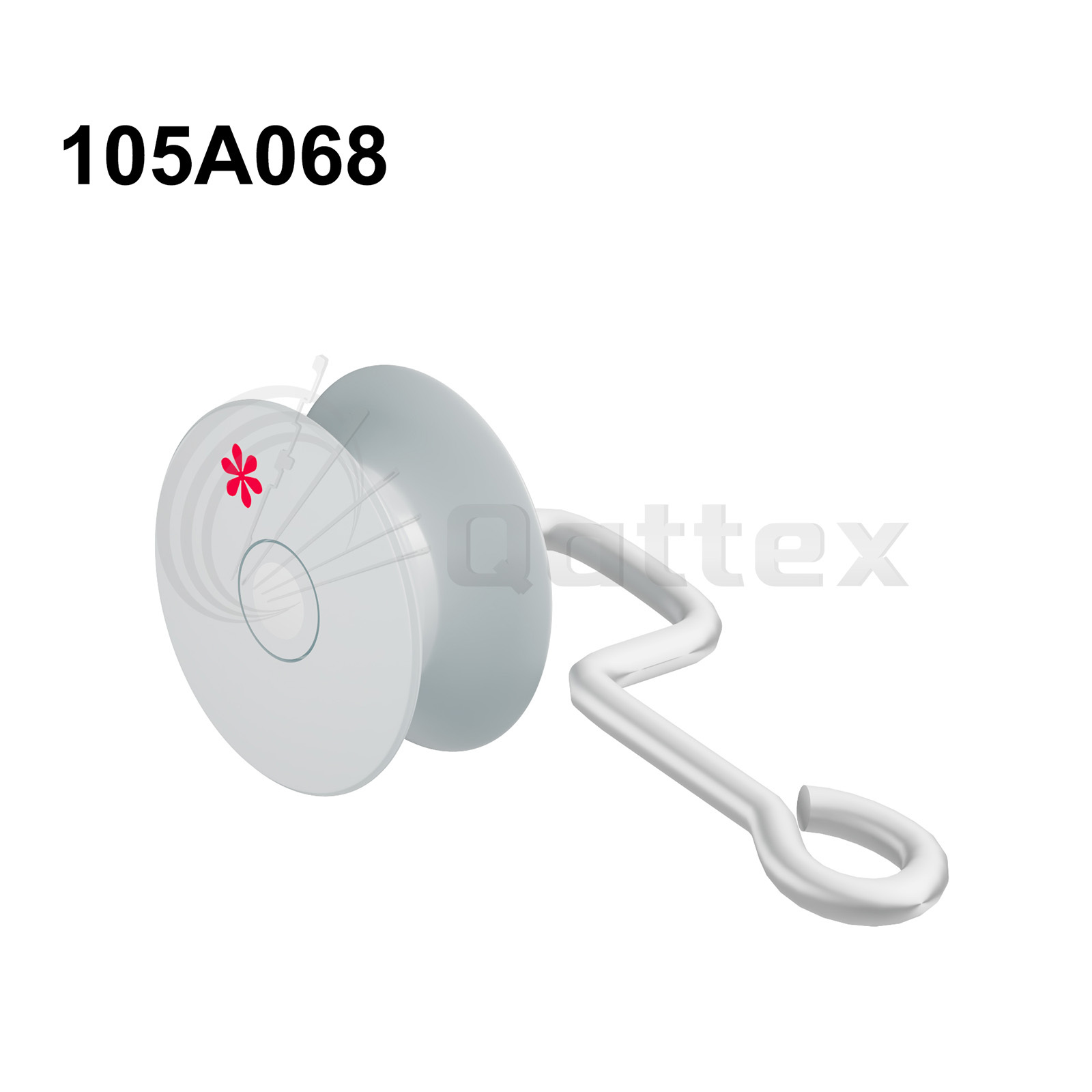 105A068 Star Guide Pulley & Lycra Guide | Qattex