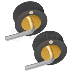 105A265 Star Guide Pulley / Lycra Guide / Lycra Pulley Spare Parts for Circular Knitting Machine