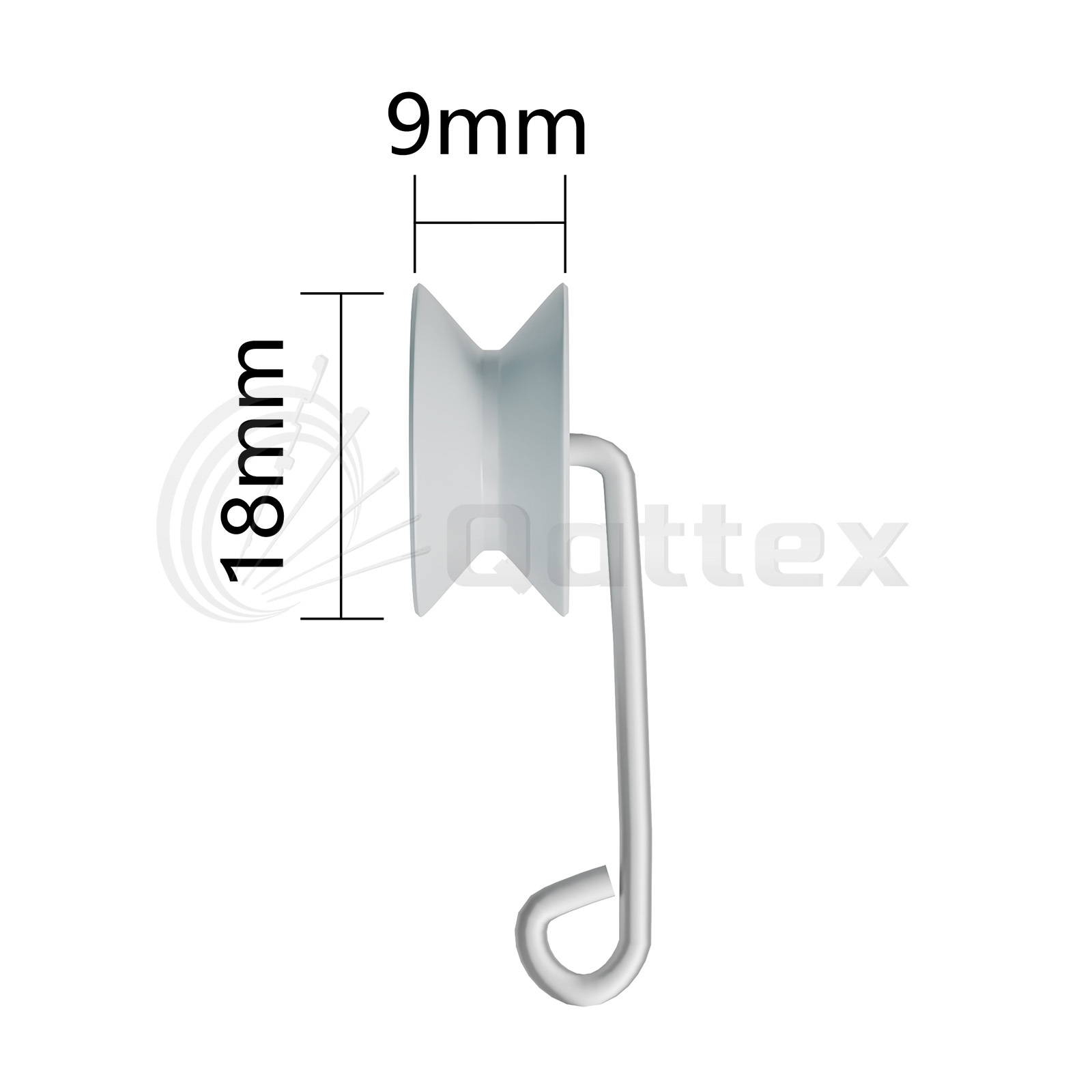 105A255 Star Guide Pulley & Lycra Guide | Qattex