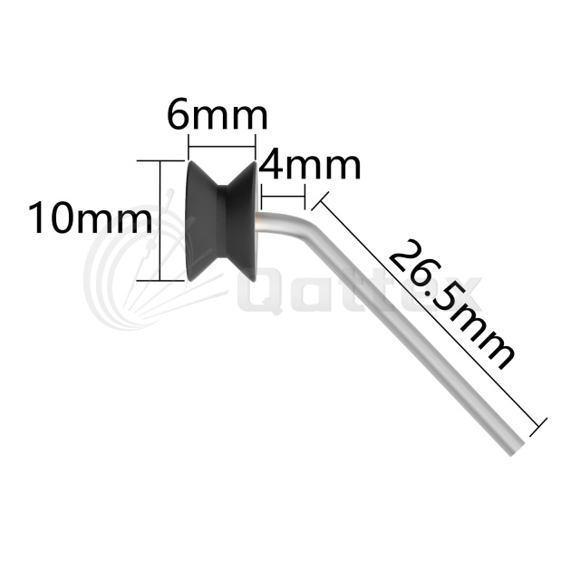 105E049 Dot Guide Pulley / Lycra Guide / Lycra Pulley Spare Parts for Circular Knitting Machine