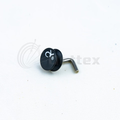 CYL Short Bend Guide Pulley Black Head | Qattex