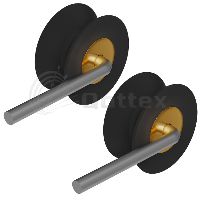 105E028 Dot Guide Pulley / Lycra Guide / Lycra Pulley Spare Parts for Circular Knitting Machine