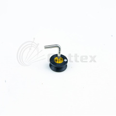 CYL Short Bend Guide Pulley Black Head | Qattex