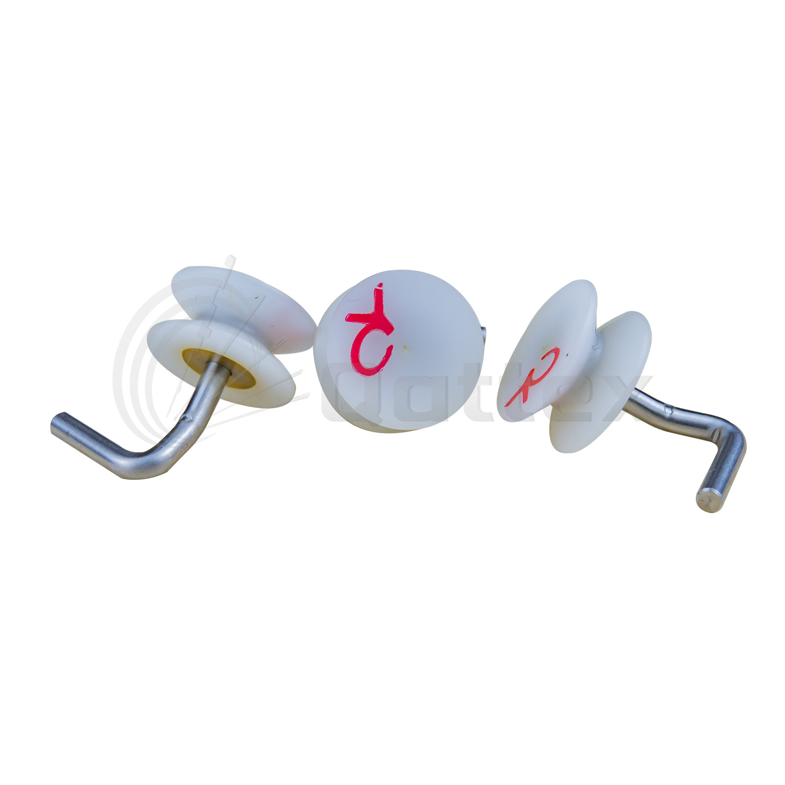 CYL Short Bend Guide Pulley White Head | Qattex