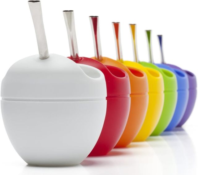 Factory wholesale Yerba mate gourd with stainless steel straw Silicone Yerba Mate Cup Set