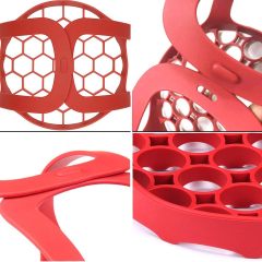 new silicone egg rack for pressure pot