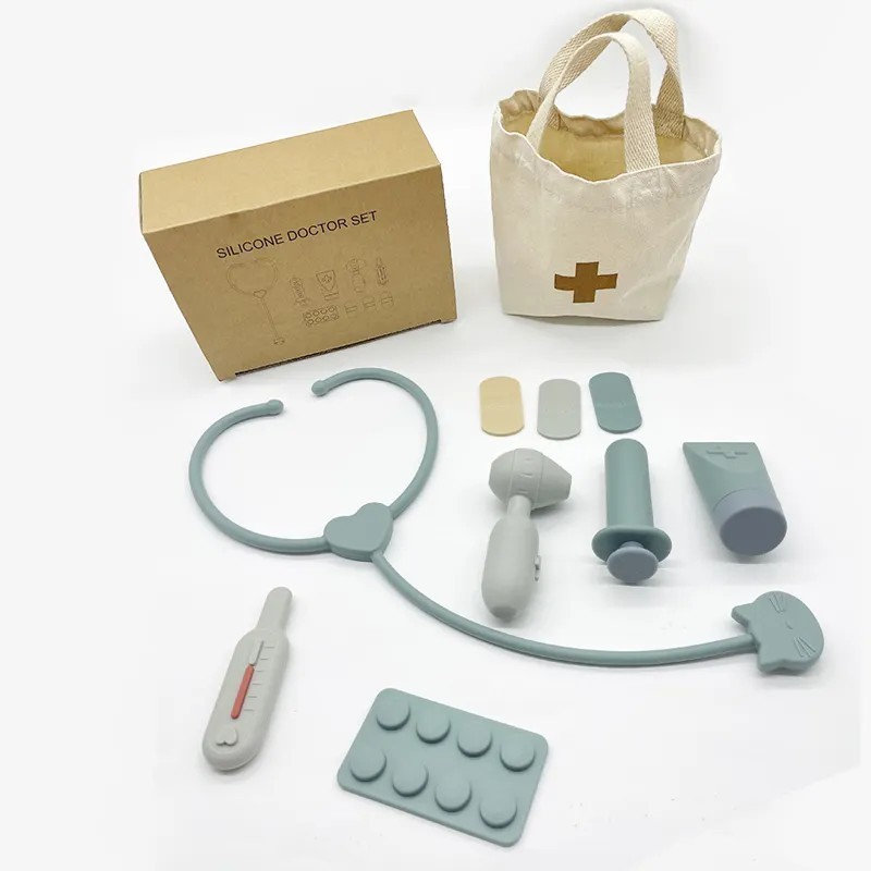  silicone doctor toys for kids