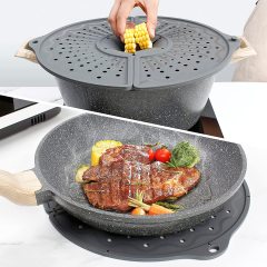 Silicone Splatter Screen For Frying Pan