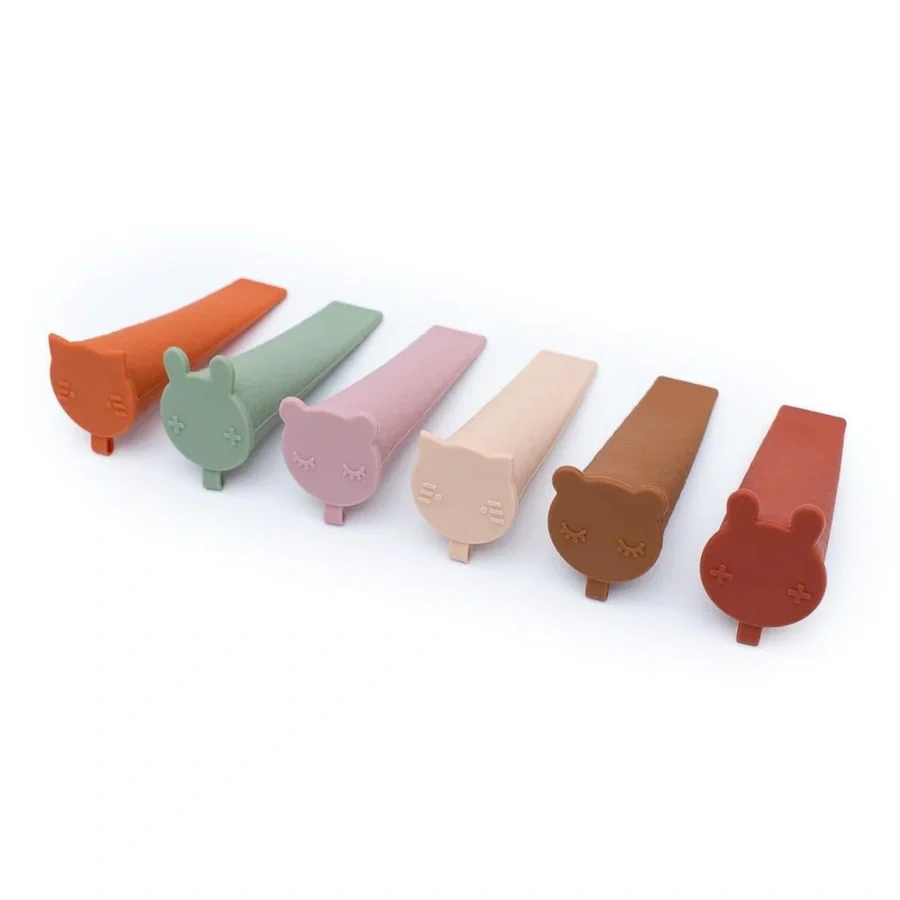 Baby Silicone Popsicle Molds Multicolor Ice Cream Mold with Lid ice cream popsicle mold