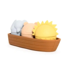 New 2023 CPC Approval Silicone Noah's Ark Boat Toys