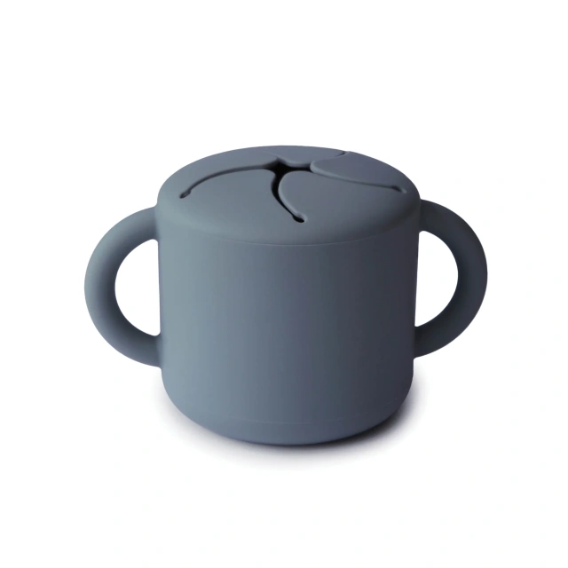 New 2023 CPC Approval Customized Silicone Snack Cup With Handles