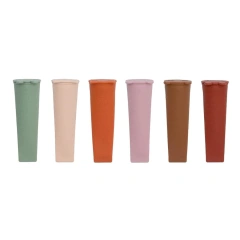 Baby Silicone Popsicle Molds Multicolor Ice Cream Mold with Lid ice cream popsicle mold