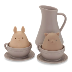 Silicone Tea Pot Cups Bath Toy Set
