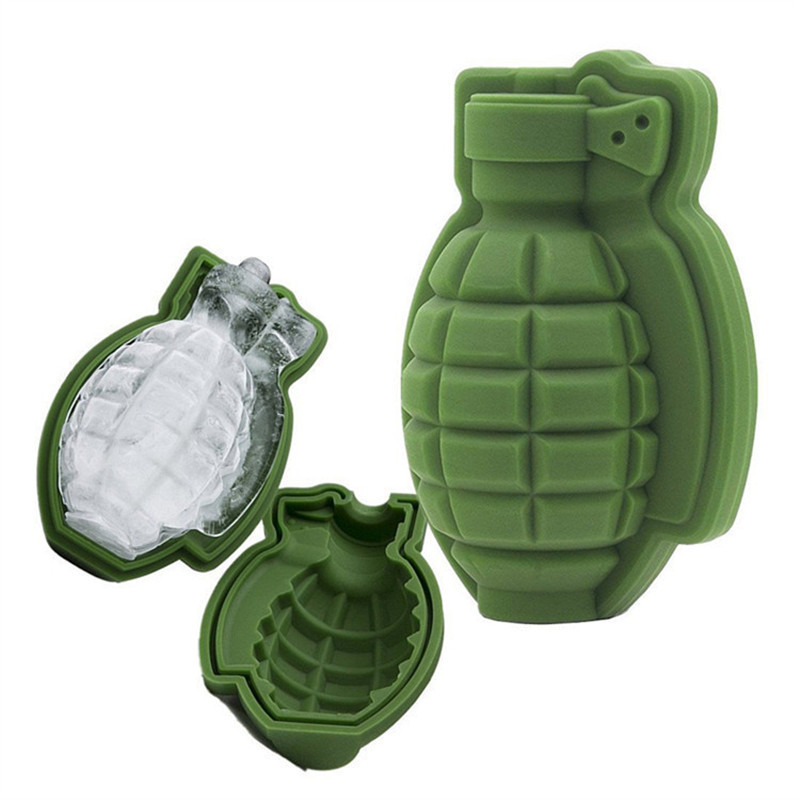 New 3D Grenade Shape Ice Maker
