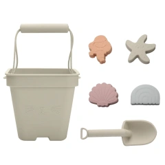 NEW Foldable beach Bucket with Shovels