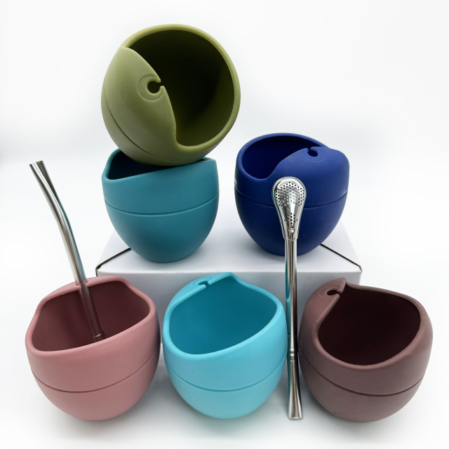 Yerba Mate Cup Set(including blister, color card, straw)