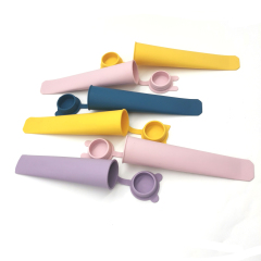Baby Silicone Ice Cream popsicle Mold with Lid