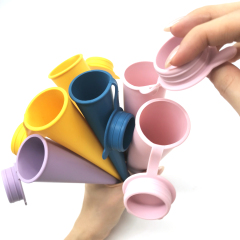 Baby Silicone Ice Cream popsicle Mold with Lid