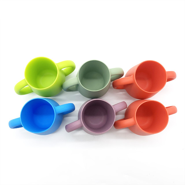 Silicone Training Cup for Infants 2 Handles