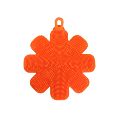 Silicone Sponge Dish Washing Kitchen Scrubber
