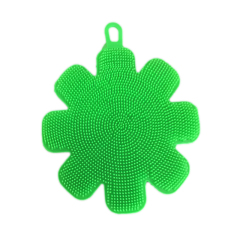 Silicone Sponge Dish Washing Kitchen Scrubber
